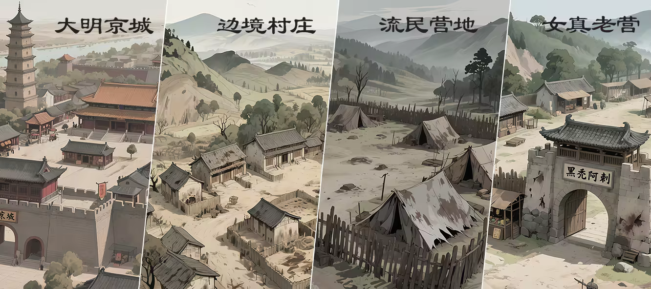 明末欲火重生人物立绘
