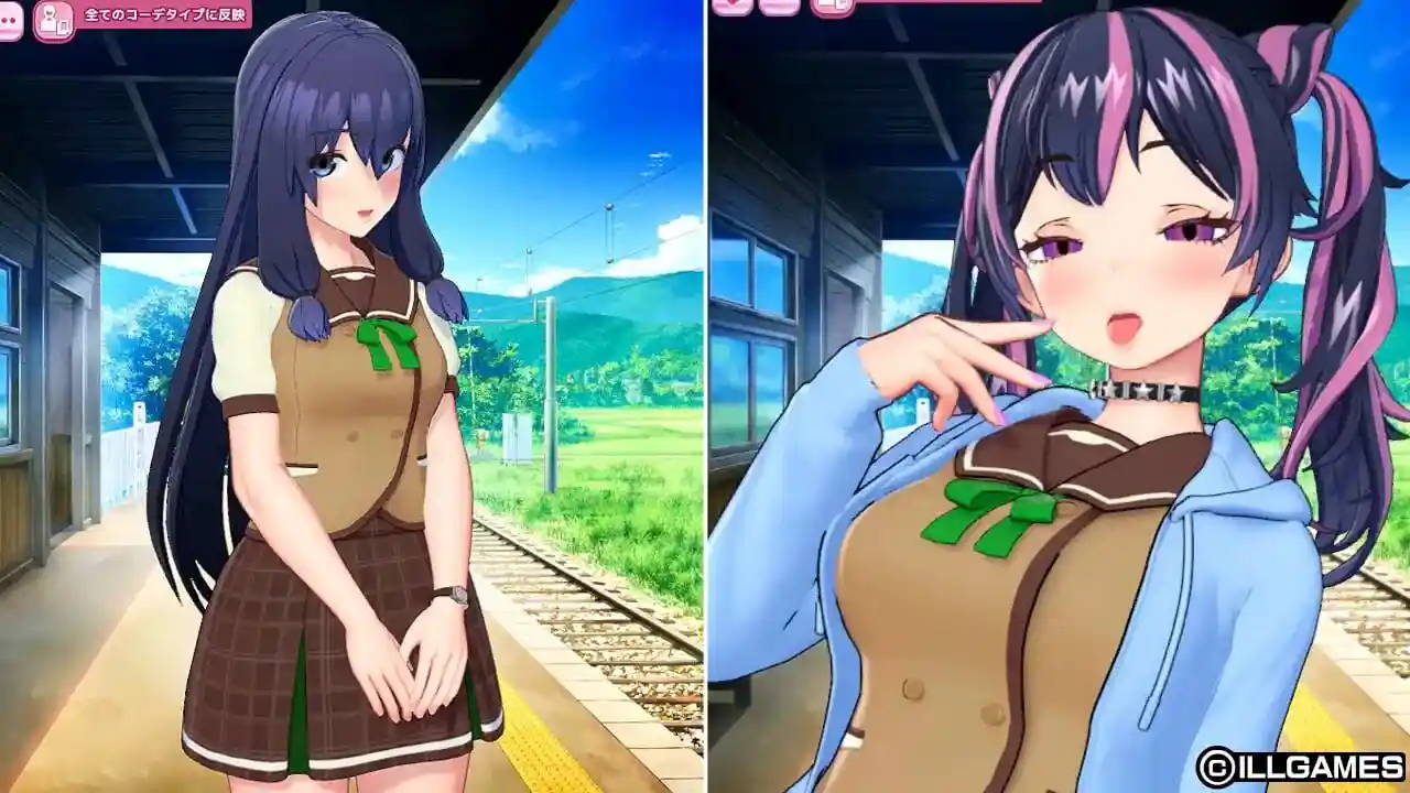 Aicomi 角色表情与近距离互动画面