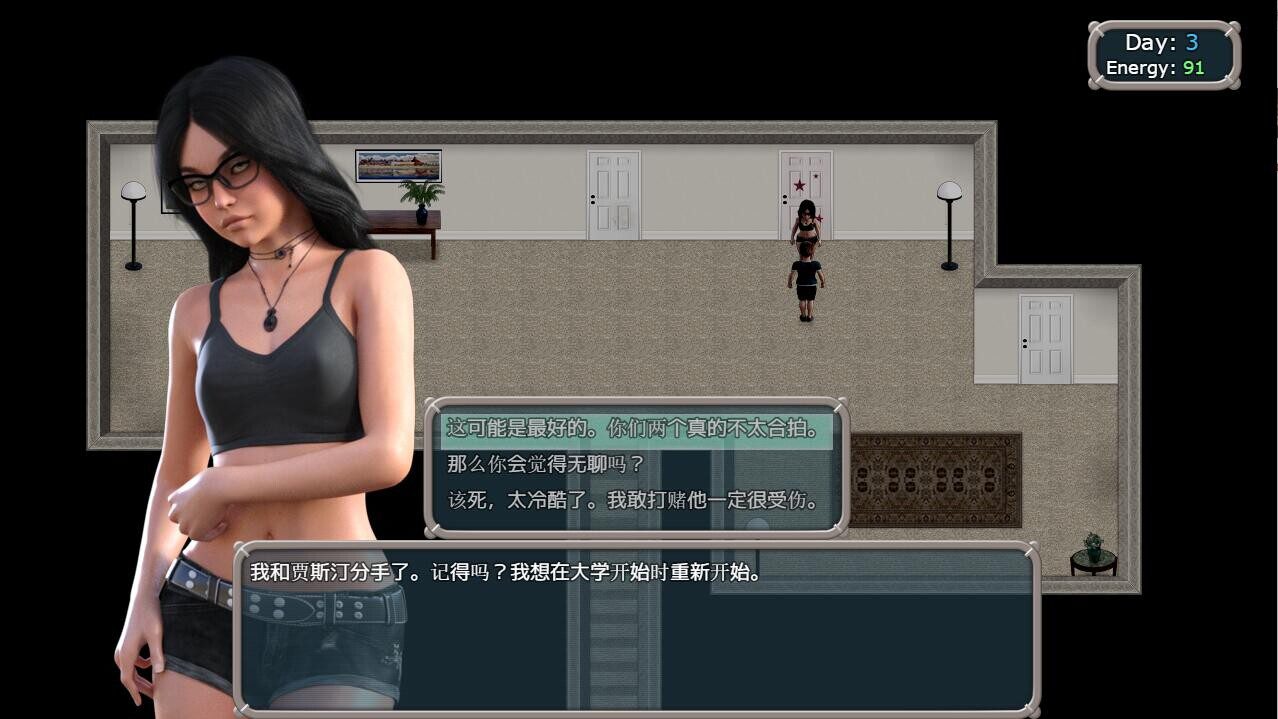 与妈妈姐姐的假日 家庭互动场景