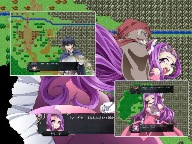 Princess in Distress SRPG 场景展示 Princess in Distress 王女トリエラ SRPG 游戏画面