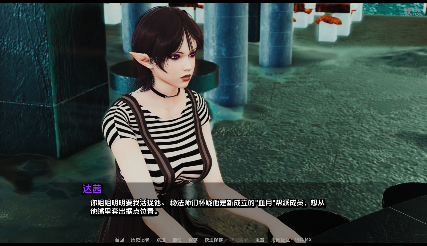哥特之家 GothHouse Ch.3 游戏截图 角色互动场景
