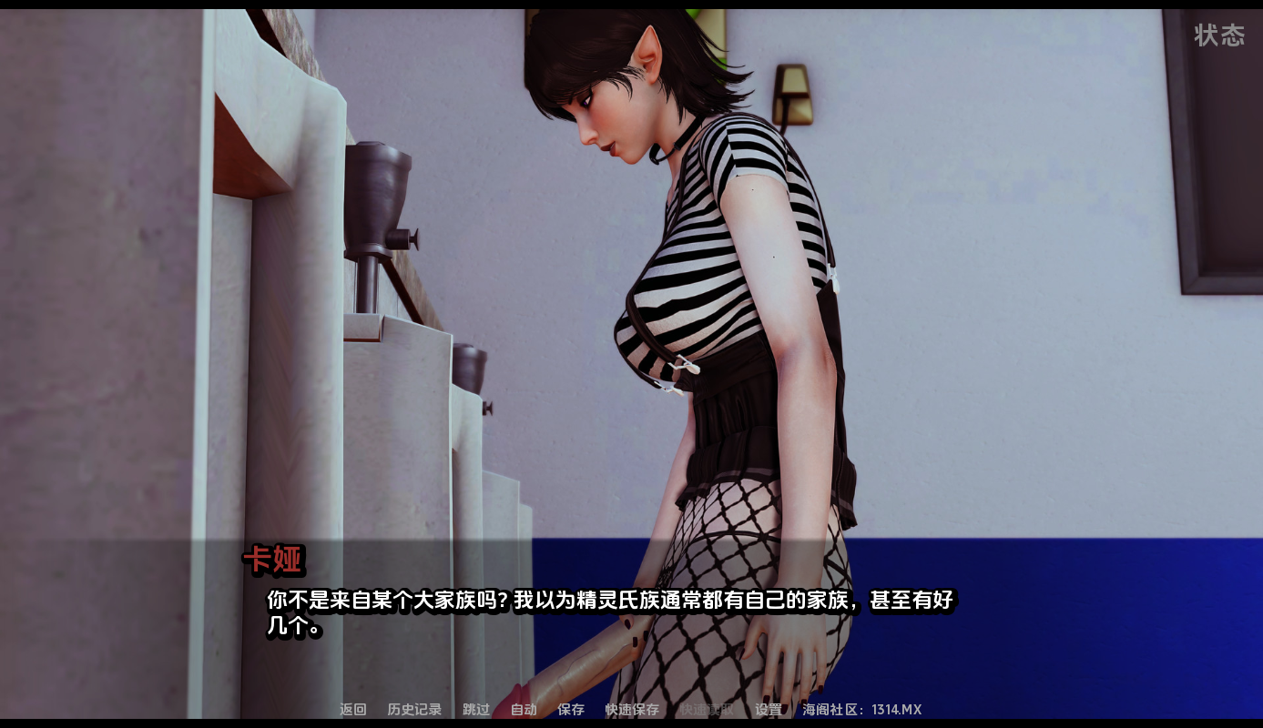 哥特之家 GothHouse Ch.3 游戏截图 主角探索阿瓦隆社会