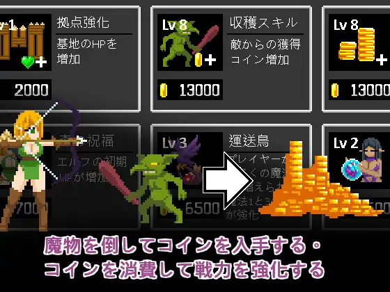 精灵塔防 游戏截图 エルフTD Elf Tower Defense 森林塔防策略
