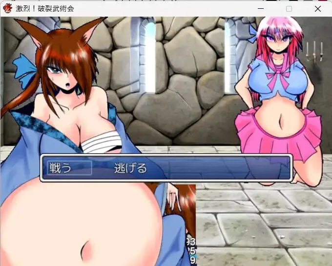 膨体膨腹肥满化RPG角色插画展示